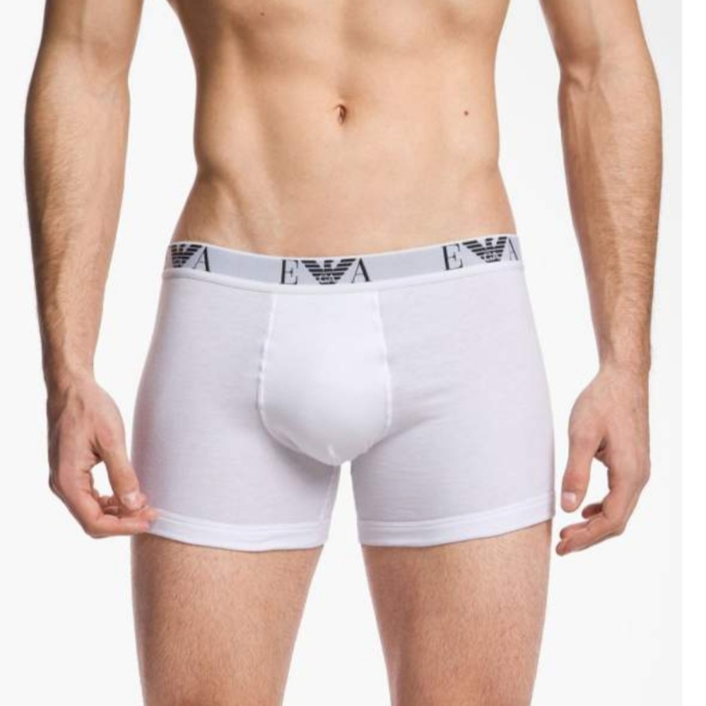 ⚽️NWOT⚽️ EMPORIO ARMANI COTTON BOXER BRIEFS - Picture 2 of 7